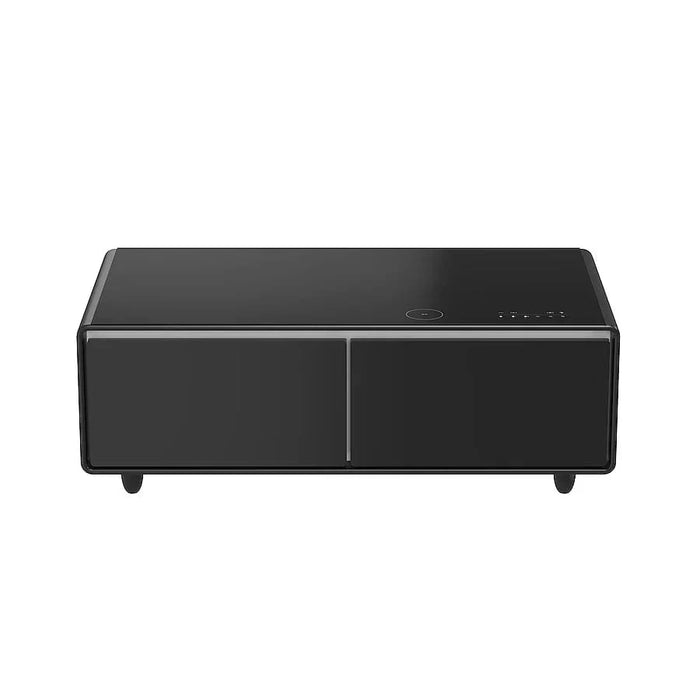 FORNO Evoluto 51" Smart Coffee Table – Dual Fridge Drawers Black FCTFR7006-51BLK