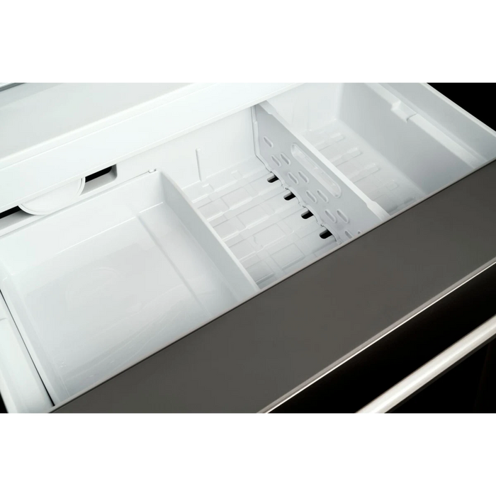 Bertazzoni 36" Freestanding 4-Door French Door Refrigerator, REF36FDFIXNV