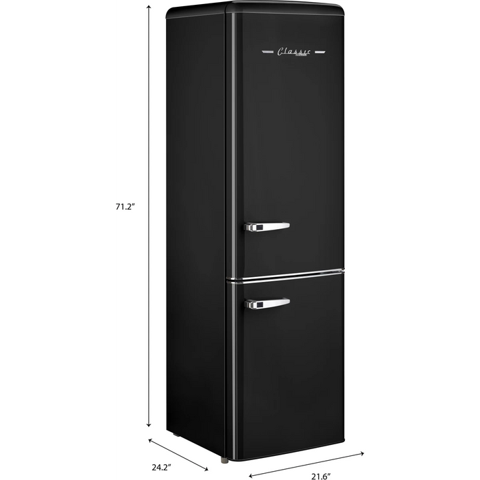 UNIQUE 22" Freestanding Bottom Mount Refrigerator, UGP-275L B AC