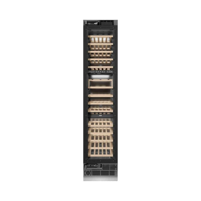 ZLINE 18" Triple Zone 68 Bottle Panel Ready Column Left Hinge Wine Cooler Champagne Bronze RBCWVLZ-18-CB