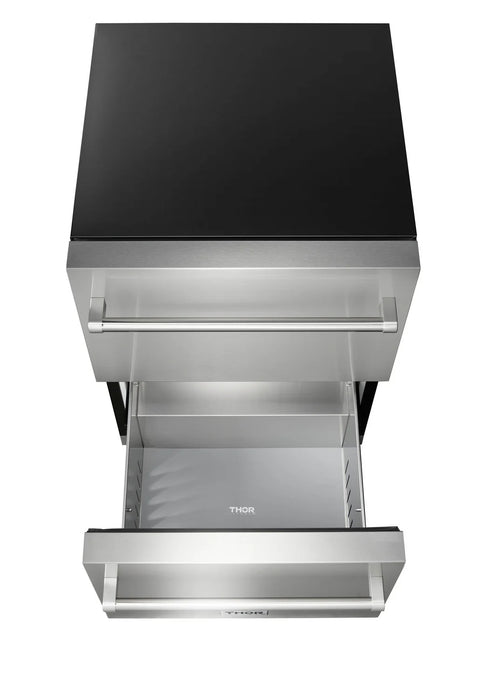 THOR Kitchen 24" Indoor or Outdoor Refrigerator Drawer - Side View