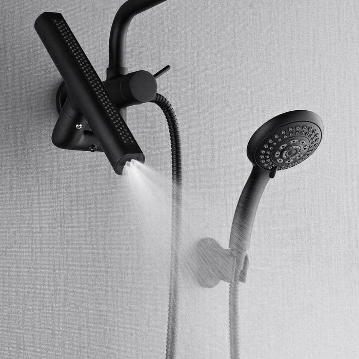 Forno Acqua AcquaFALL Mini Shower Head, Overhead Rainfall Shower SMW2BK-C8