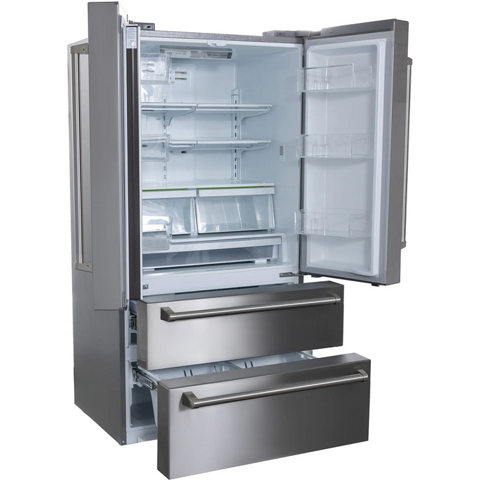 Kucht 36" Counter Depth Freestanding French Door Refrigerator KR700i