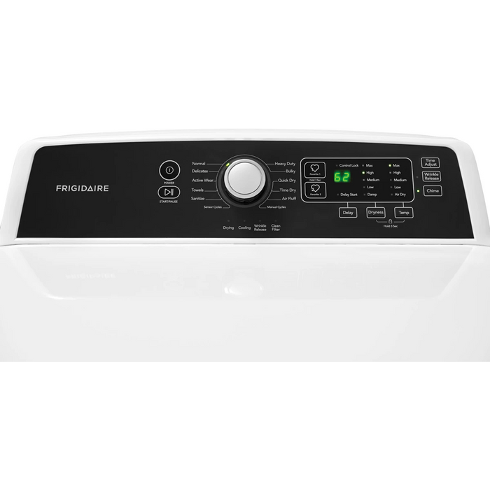 Frigidaire 27" Gas Dryer FFRG4120SW