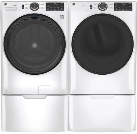 GE 28" Electric Dryer, White GFV55ESSNWW