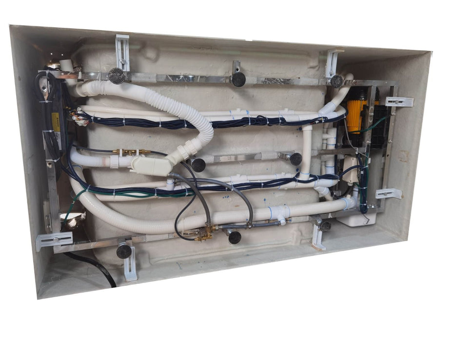 EAGO 5 ft Clear Rectangular Acrylic Whirlpool Bathtub AM152ETL-5