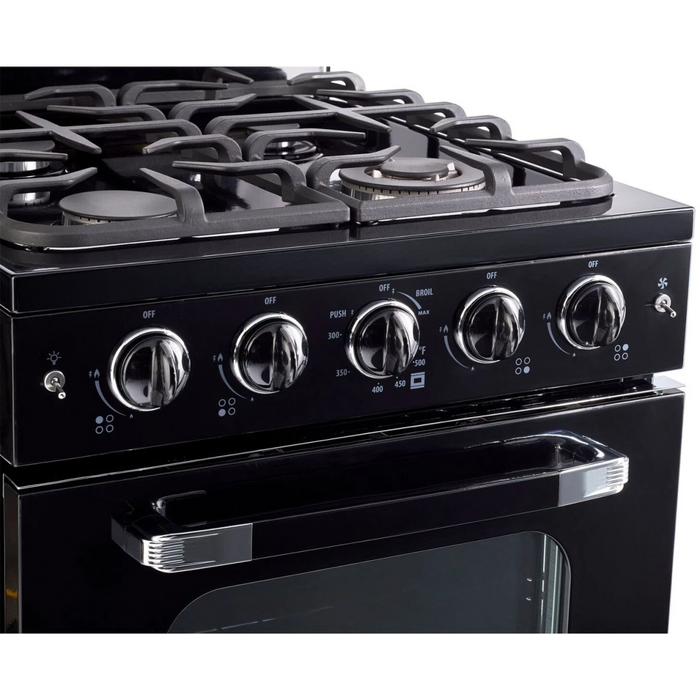 UNIQUE 24" Freestanding Gas Range, UGP-24CR B