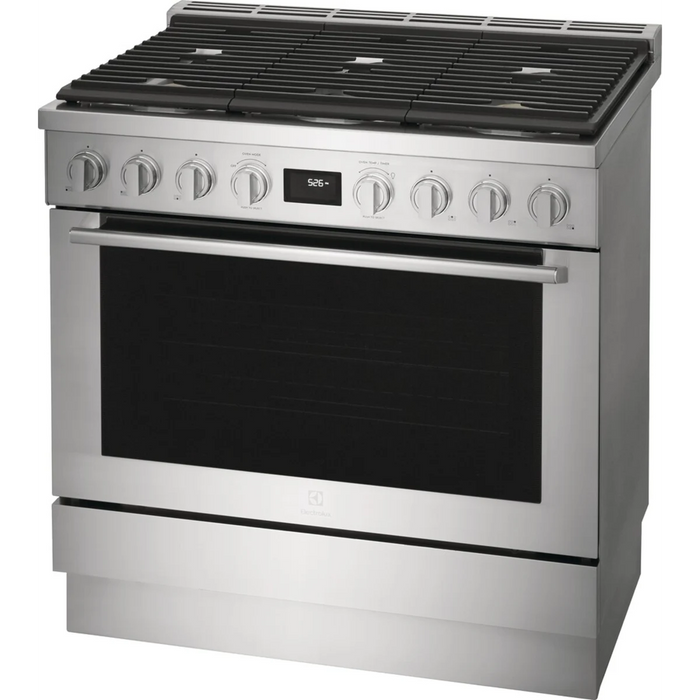 Electrolux 36" Freestanding Dual Fuel Range ECFD3668AS