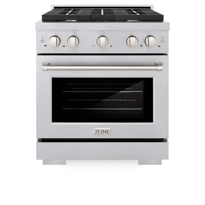 ZLINE 30"Gas Range, Convection Gas Oven , DuraSnow® Stainless Steel, SGRS-30