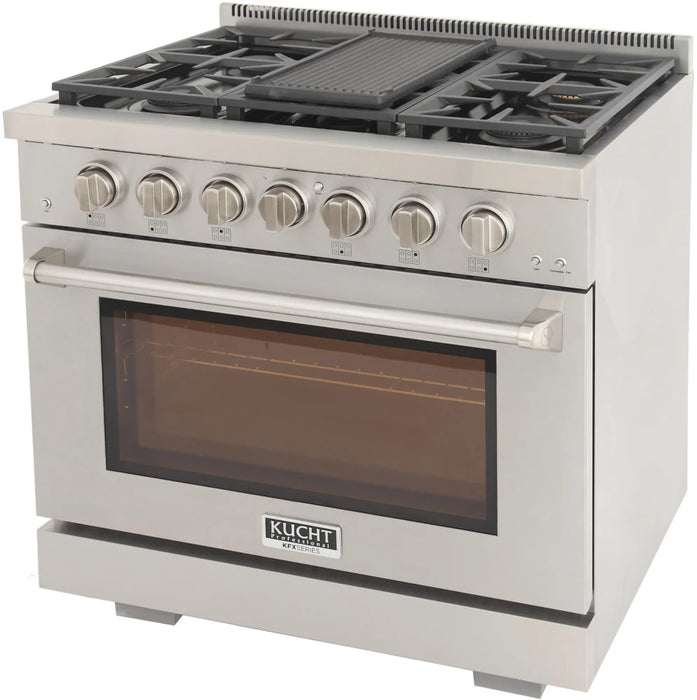 Kucht 36" Freestanding Professional Gas Range KFX3600X-S