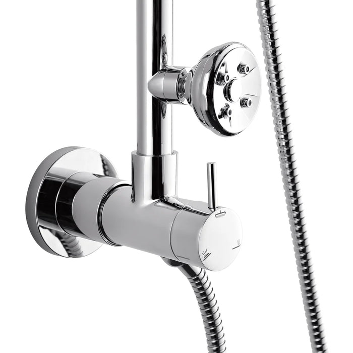 Forno Acqua AcquaSPA Retrofit Shower, Overhead Rainfall Shower, Handheld Shower Head SC31CP-C8