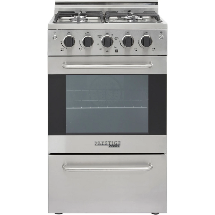 UNIQUE Prestige 20" Freestanding Gas Range, UGP-20V PC1 B