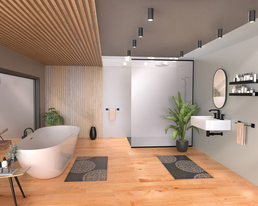 Whitehaus 30" Rectangular Wall Mount Basin, Widespread Faucet Drilling B-RA75-3H