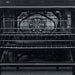Forno 2-Piece White Kitchen Bundle - 30" Electric Range, 36" Bottom Freezer Refrigerator - Close-Up View