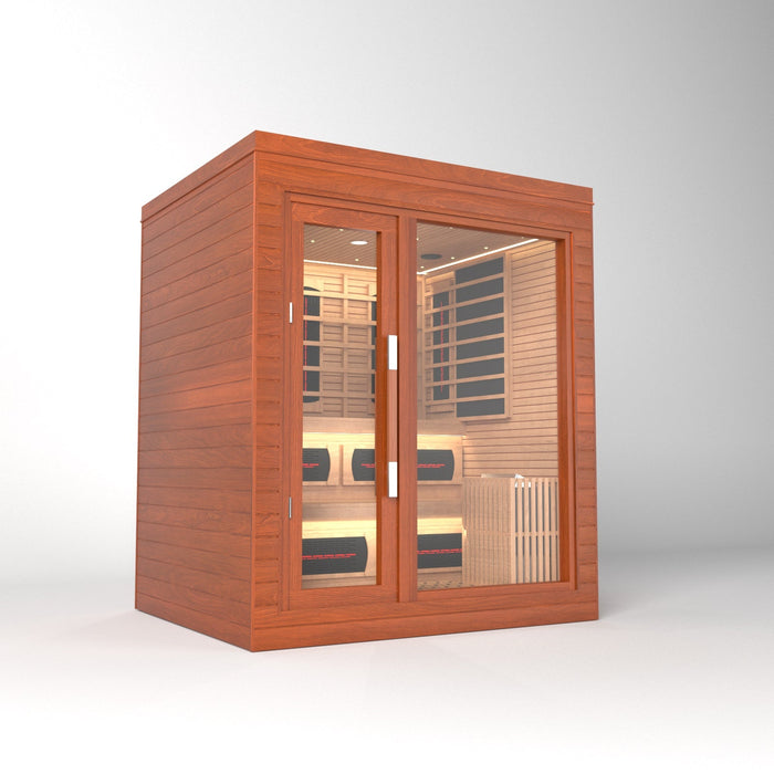 SAUNA EVOLUTION®  Indoor Dual-System Luxury Cabin Sauna Luna - 4