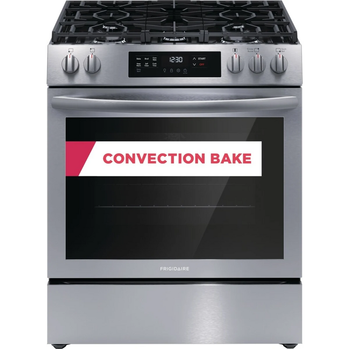 Frigidaire 30" Freestanding Gas Range FCFG3083AS