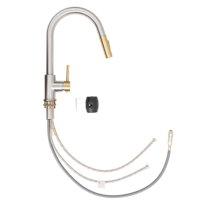 ZLINE Autograph Edition Gemini Pull Down Single Handle Kitchen Faucet GEM-KF-Z