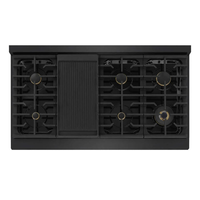 ZLINE Marino Double Oven Dual Fuel Range MDRBZ-48-CB