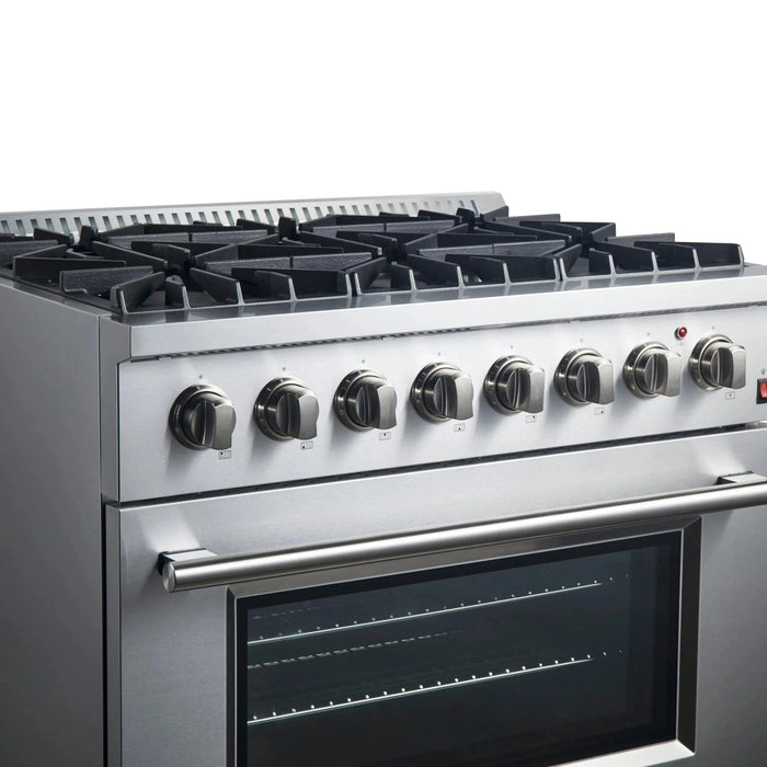 FORNO Marco 36" Dual Fuel Range FFSGS6197-36