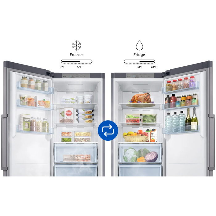 Samsung 24" Upright Convertible Freezer RZ11M7074SA