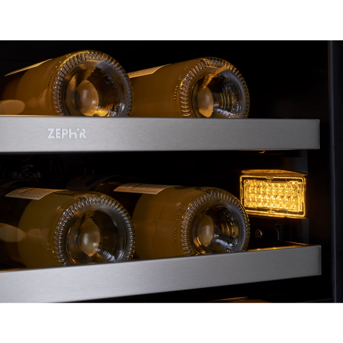 Zephyr 24" Built-In Dual Zone Wine & Beverage Cooler, PRWB24C32CG