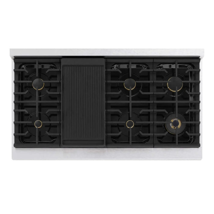 ZLINE Marino Double Oven Gas Range MGRSZ-WM-48-CB