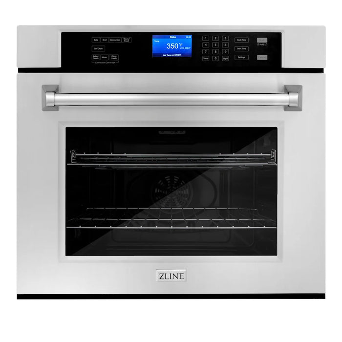 ZLINE 30" Oven ASW30 & Microwave MWO24 Bundle, 2KP-MW24-AWS30