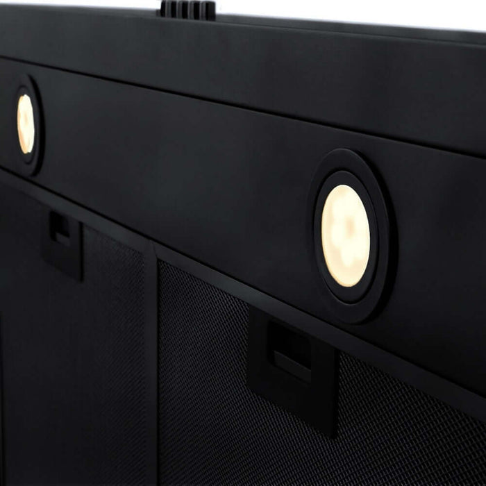 ZLINE 30" 400 CFM Ducted Under Cabinet Range Hood, Black Stainless Steel, BS617-30