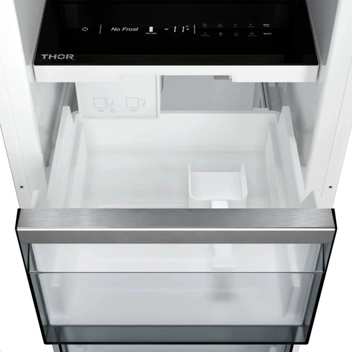 THOR Kitchen X-Series 18" Panel Ready Built-In Freezer XRF18CFZ-SS
