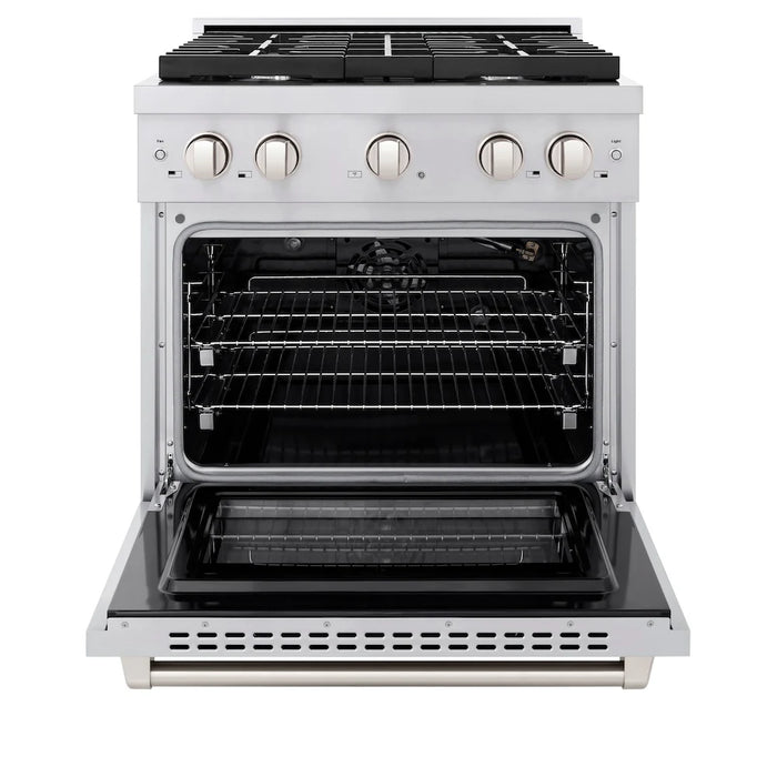 ZLINE 30"Paramount Dual Fuel Range Stainless Steel, SDR30