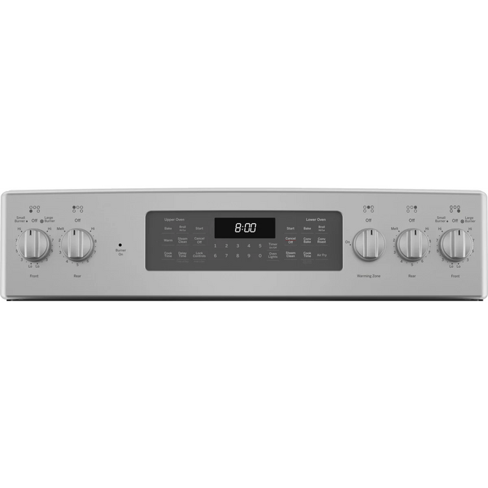 GE 30" Freestanding Double Oven Electric Range, JBS86SPSS