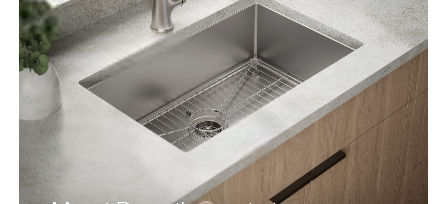 KOHLER Strive 29" undermount single-bowl kitchen sink K-5409