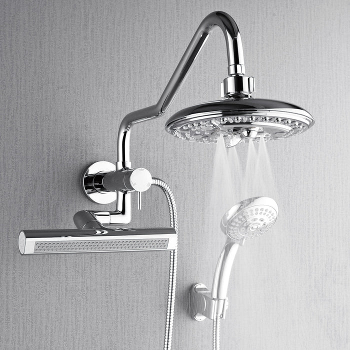 Forno Acqua AcquaFALL Mini Shower Head, Overhead Rainfall Shower SMW2CP-C8