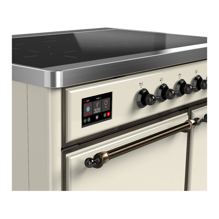 ILVE 40"Majestic III Induction Range, UMDIB40QNR3 — UMDIB40QNR3AWB