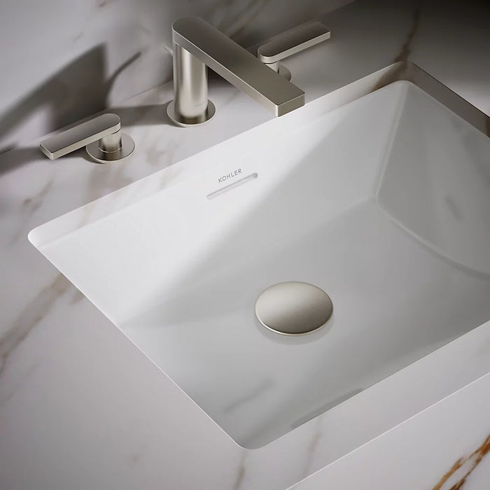 KOHLER Brazn 21-1/4" rectangular undermount bathroom sink K-21058