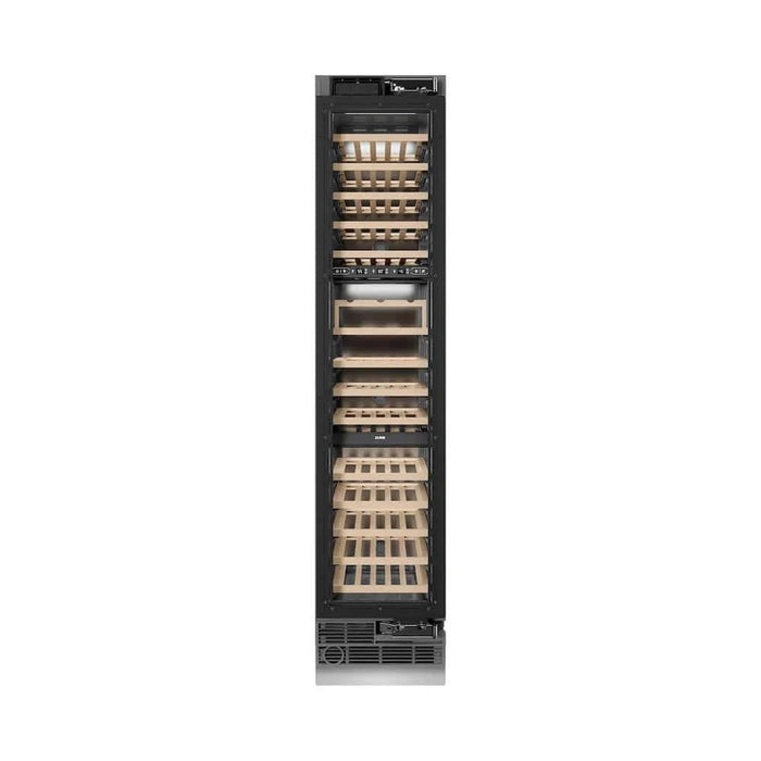 ZLINE 18" Triple Zone 68 Bottle Panel Ready Column Right Hinge Wine Cooler Champagne Bronze RBCWVRZ-18-CB
