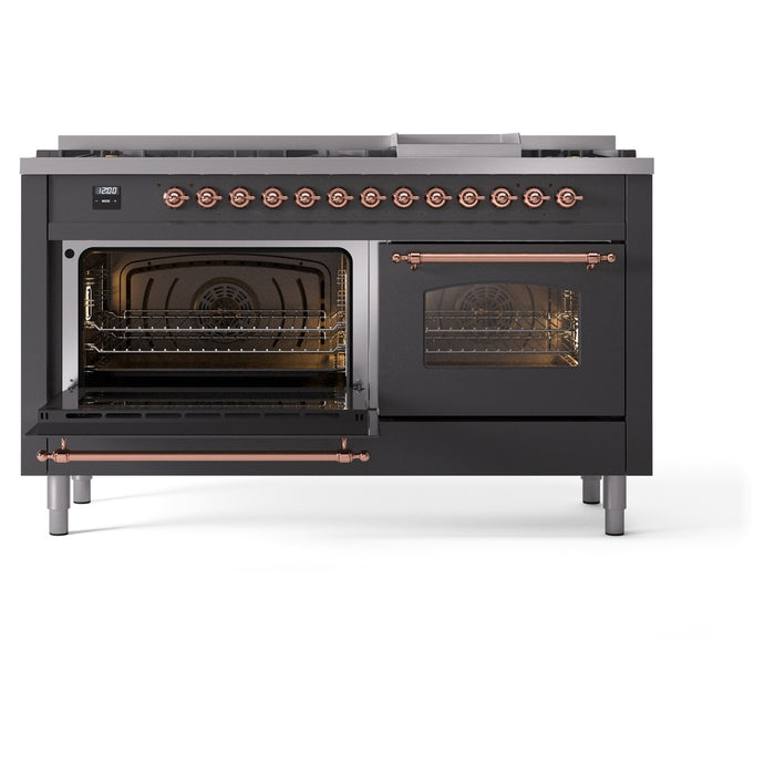 ILVE Nostalgie II 60" Dual Fuel Range UP60FNMPMGP