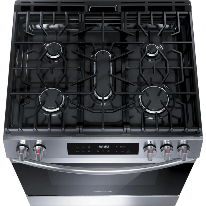Frigidaire 30" Slide-In Gas Range FCFG3082BS