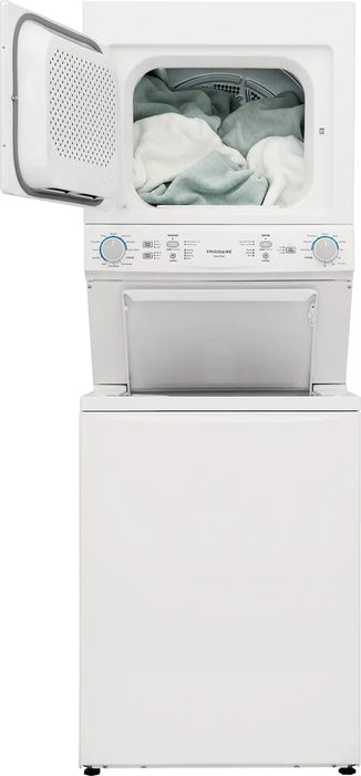 Frigidaire 27" Long Vent Stacked Laundry Center ,White, FLCE7523AW