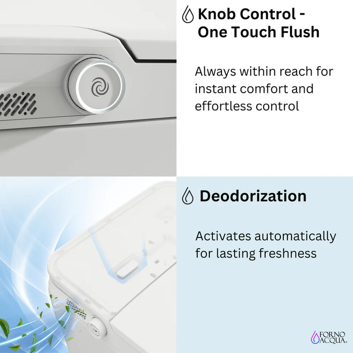 Forno ACQUA Luxurious Smart Toilet CSTPA0 - Close-Up View