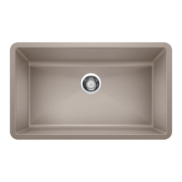 BLANCO Precis SILGRANIT 32" Super Single Undermount Kitchen Sink