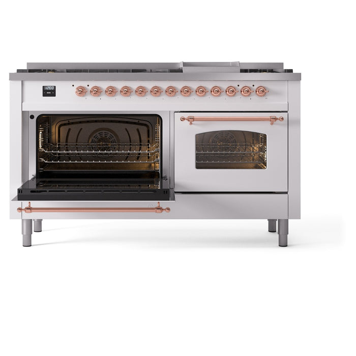 ILVE Nostalgie II 60" Dual Fuel Range UP60FNMPWHP