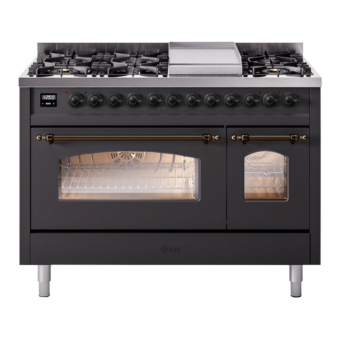 ILVE Nostalgie II 48" Dual Fuel Range, UP48FNMP