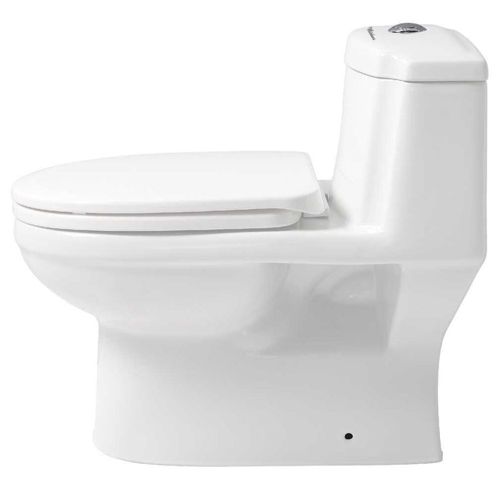 Whitehaus Magic Flush Eco-Friendly One Piece Toilet WHMFL3222-EB