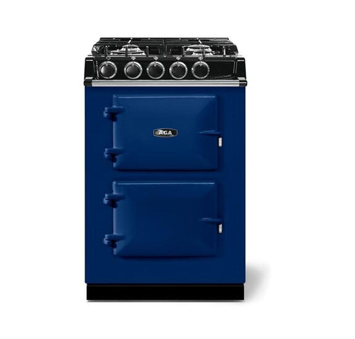 AGA Classic 24" City Dual Fuel Range - Dark Blue ATC2DFDBL