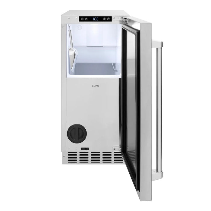 ZLINE 15" Touchstone Nugget Ice Maker INGD-ST-15