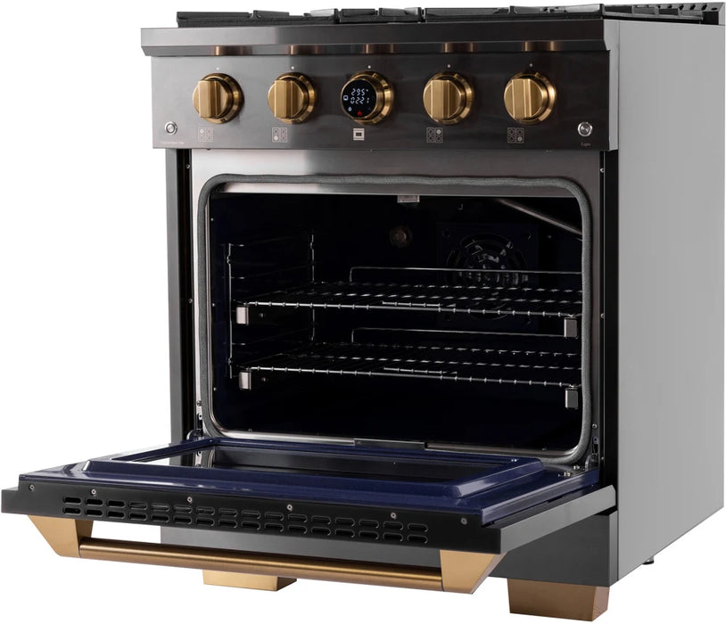 Kucht 30" Freestanding Dual Fuel Range  Liquid Propane KXD30/LP