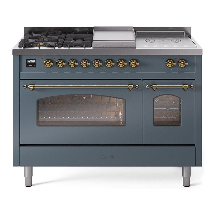 ILVE Nostalgie II 48" Dual Fuel Range UP48FSNMP