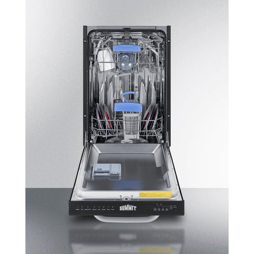 Summit 18" Wide Built-In Dishwasher DW184BADA