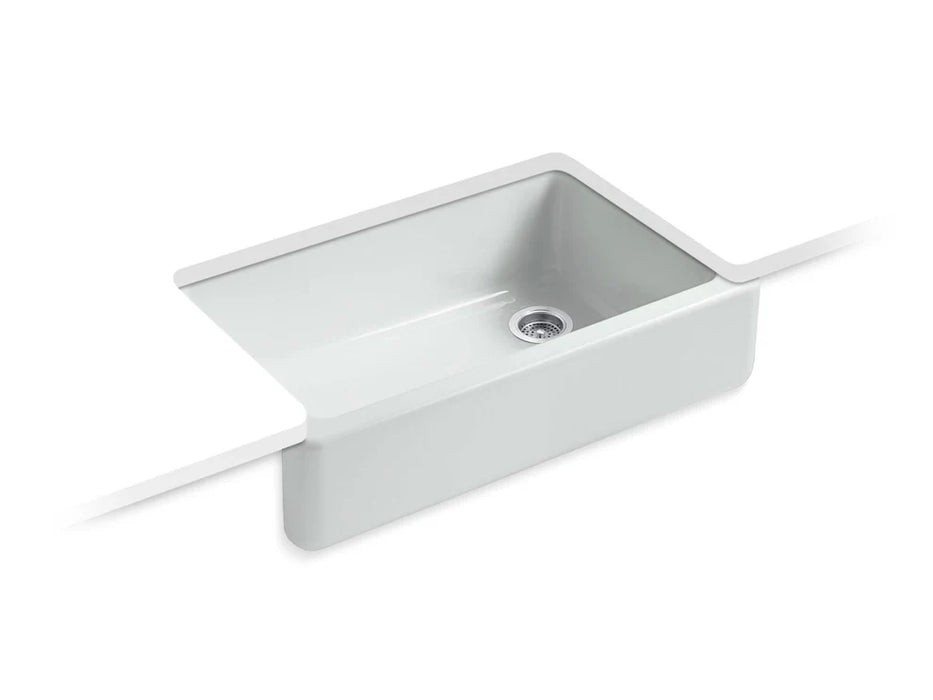 KOHLER Whitehaven 35-3/4" undermount single-bowl farmhouse kitchen sink K-6489